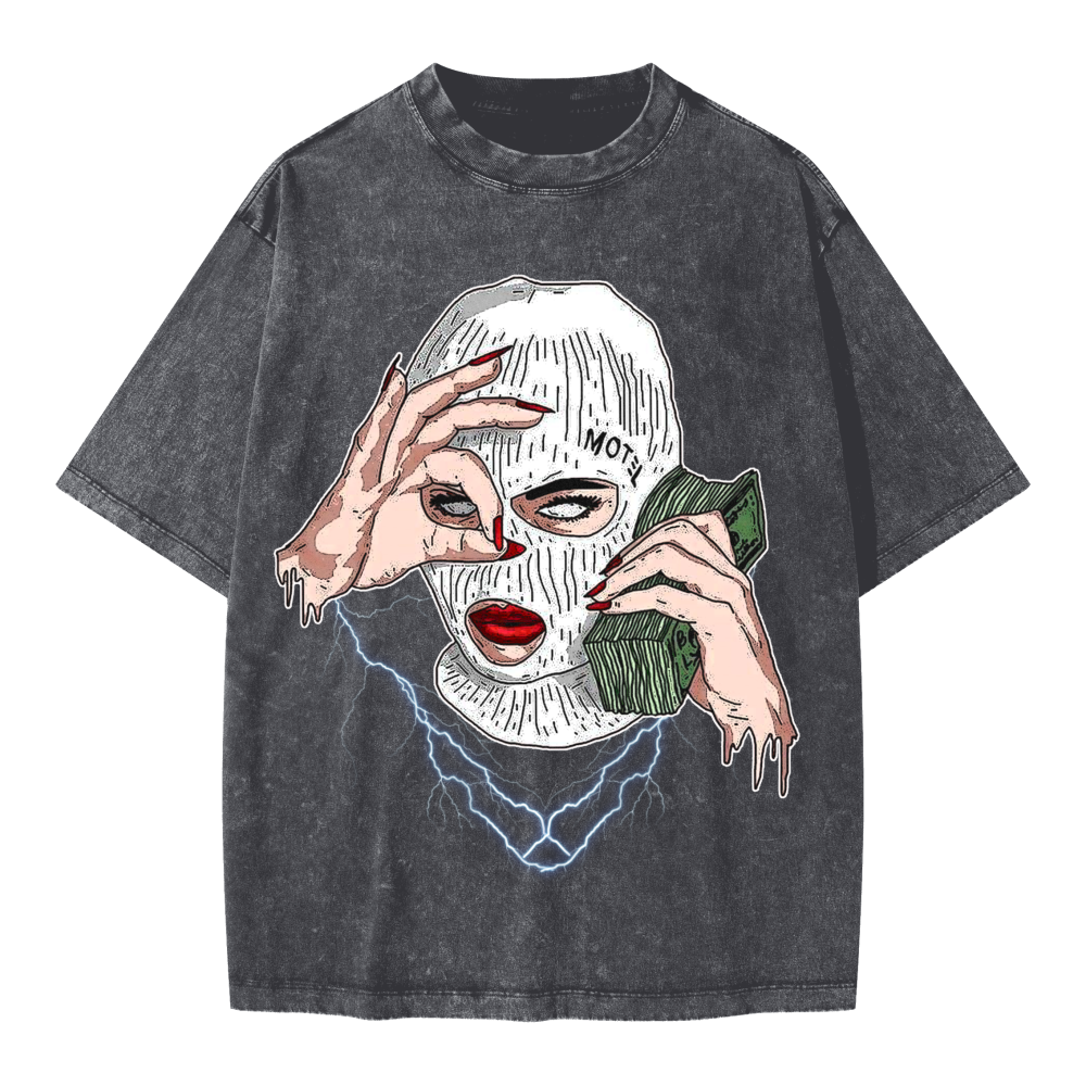 GANG V6 Camiseta Oversize Washed