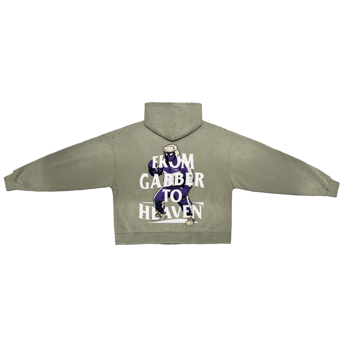 GABBER TO HEAVEN UPCORE V2 Sudadera ZIP Unisex