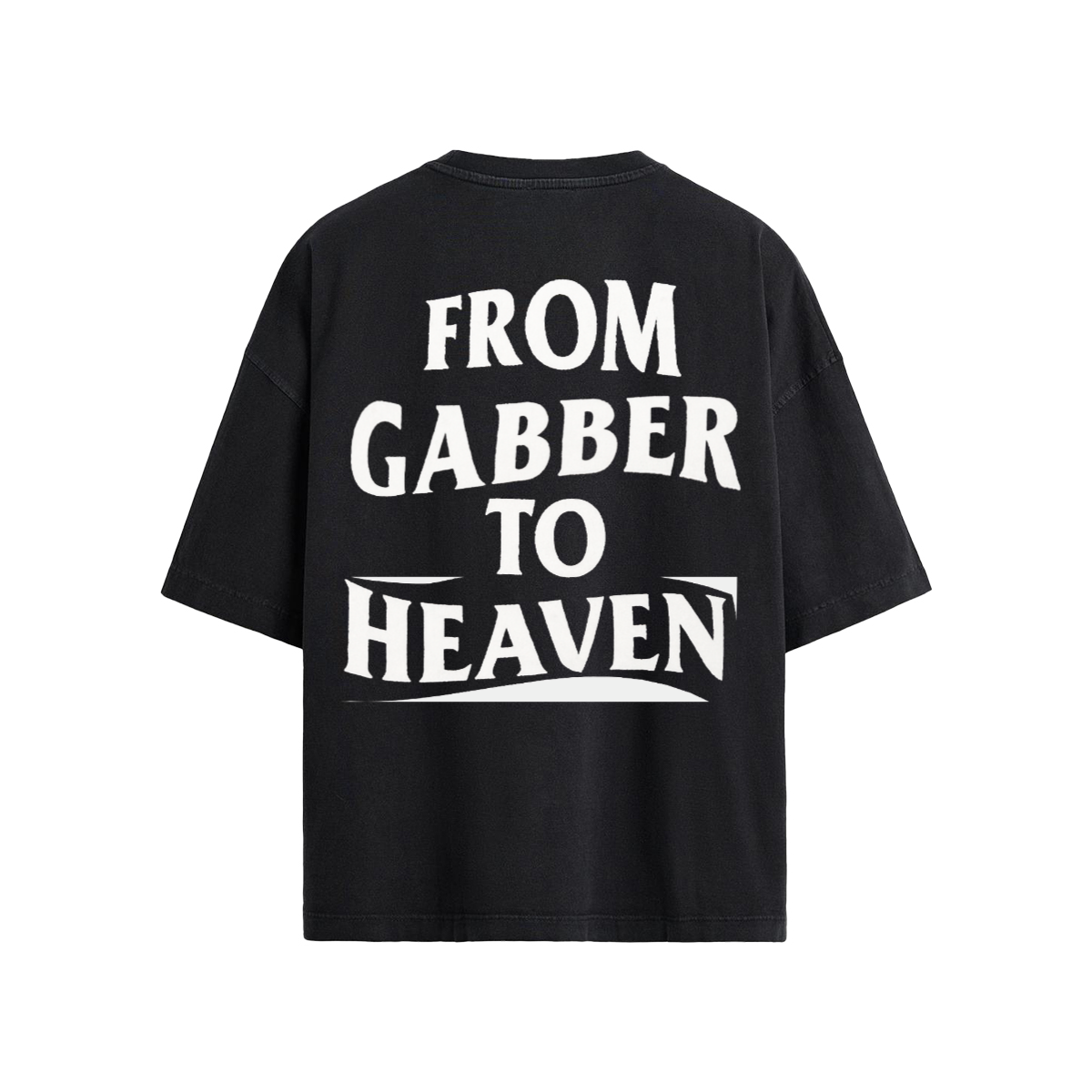 GABBER TO HEAVEN BASIC Camiseta Oversize Unisex