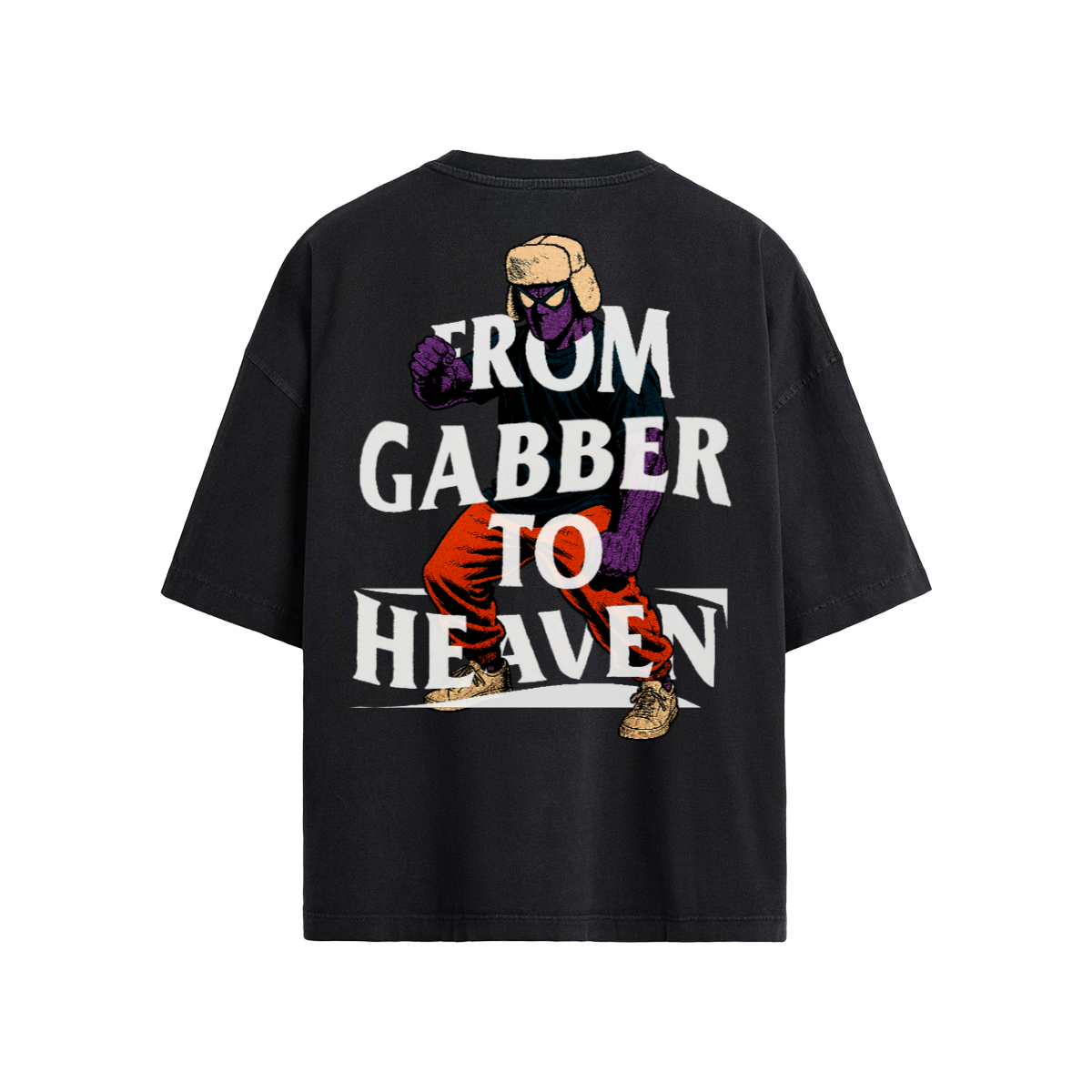 GABBER TO HEAVEN UPCORE V1 Camiseta Oversize Unisex