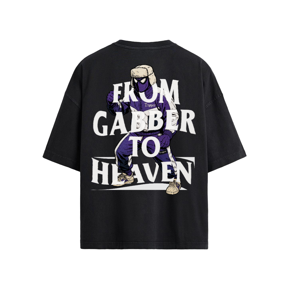 GABBER TO HEAVEN UPCORE V2 Camiseta Oversize Unisex