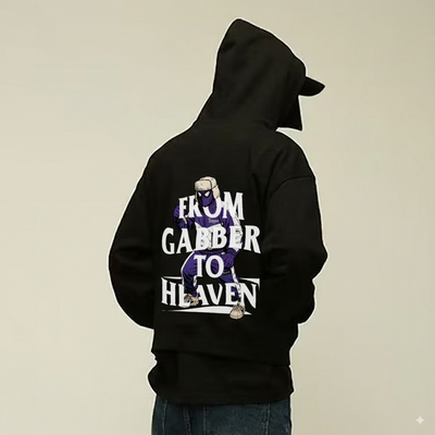 GABBER TO HEAVEN UPCORE V2 Sudadera Oversize Unisex