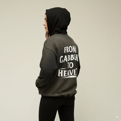 GABBER TO HEAVEN BASIC Sudadera Zip Oversize Unisex