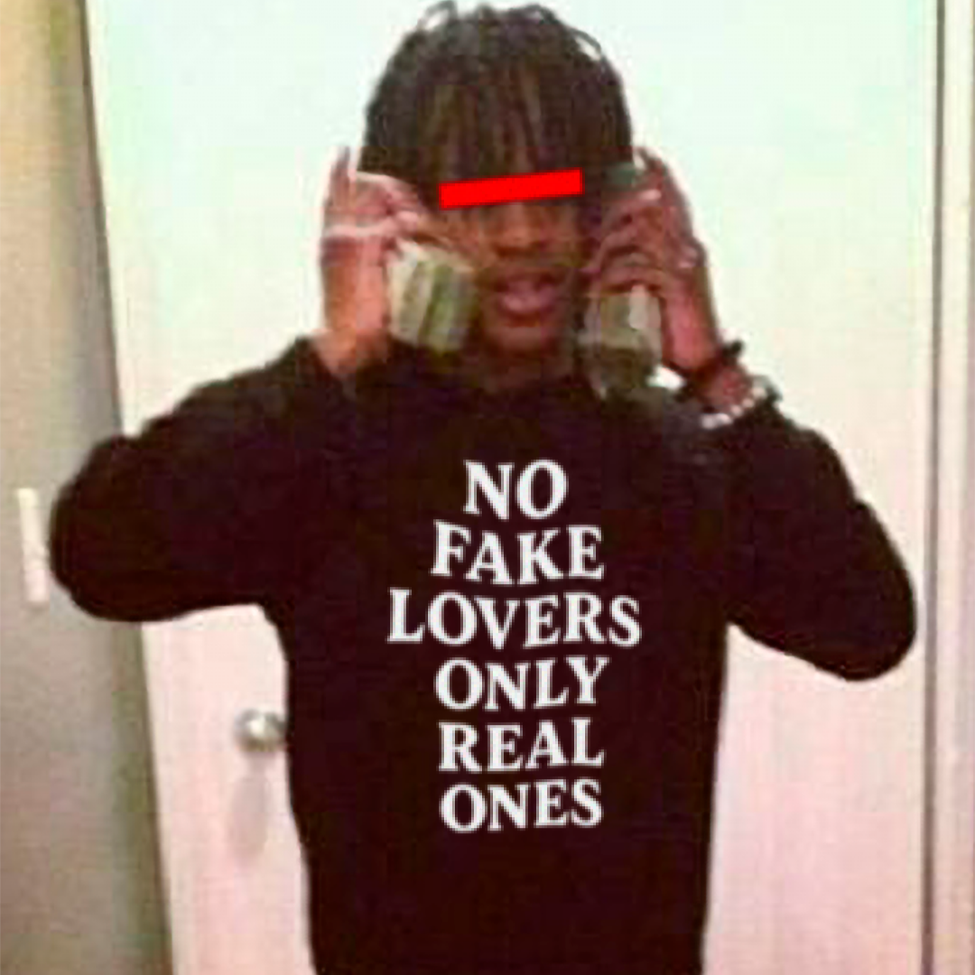 NOFAKELOVERS Camiseta Larga Unisex